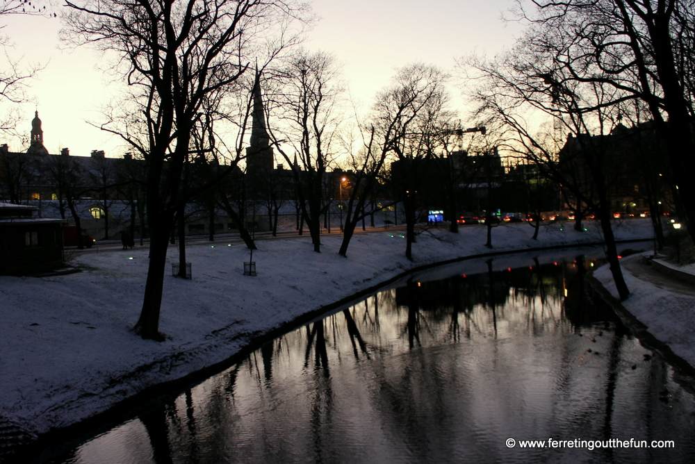 riga pictures winter