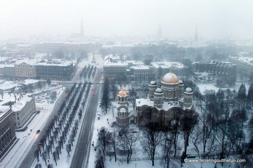 riga pictures winter