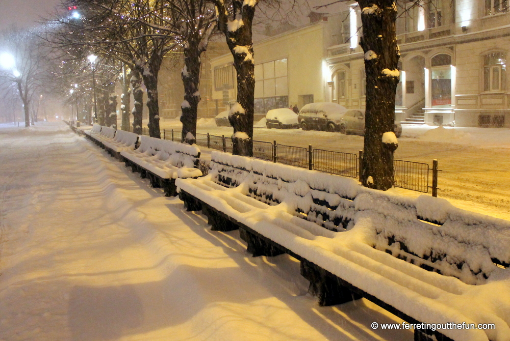 riga winter snowstorm