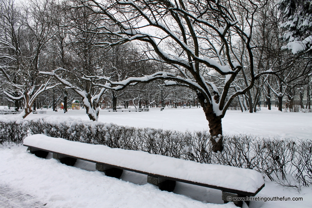 riga in winter