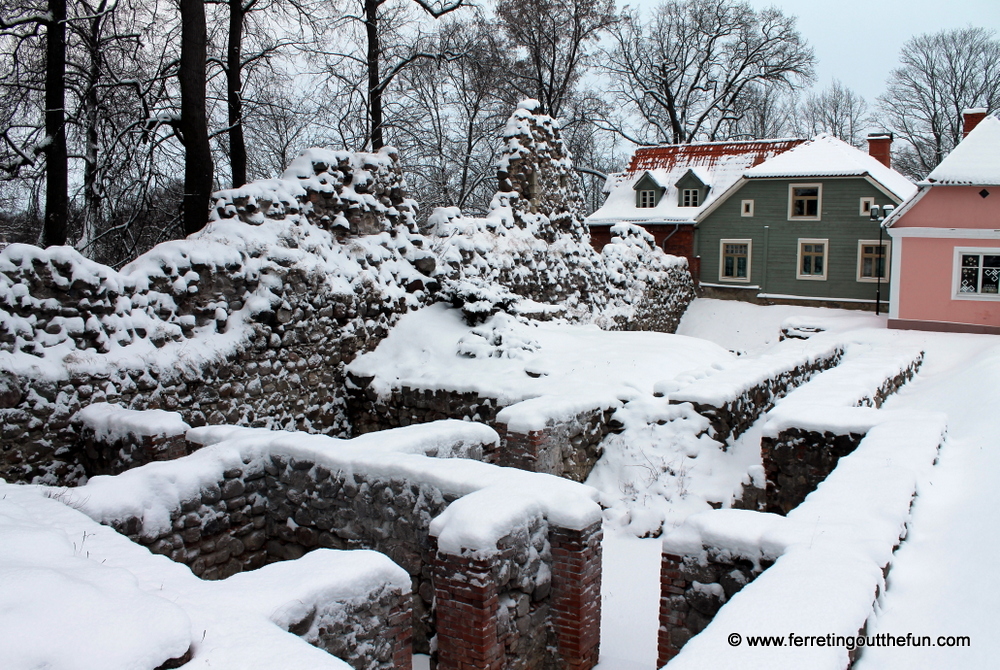 valmiera castle ruins