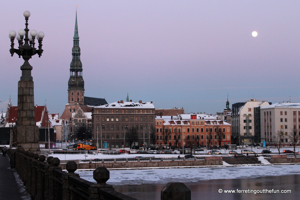 riga pictures winter