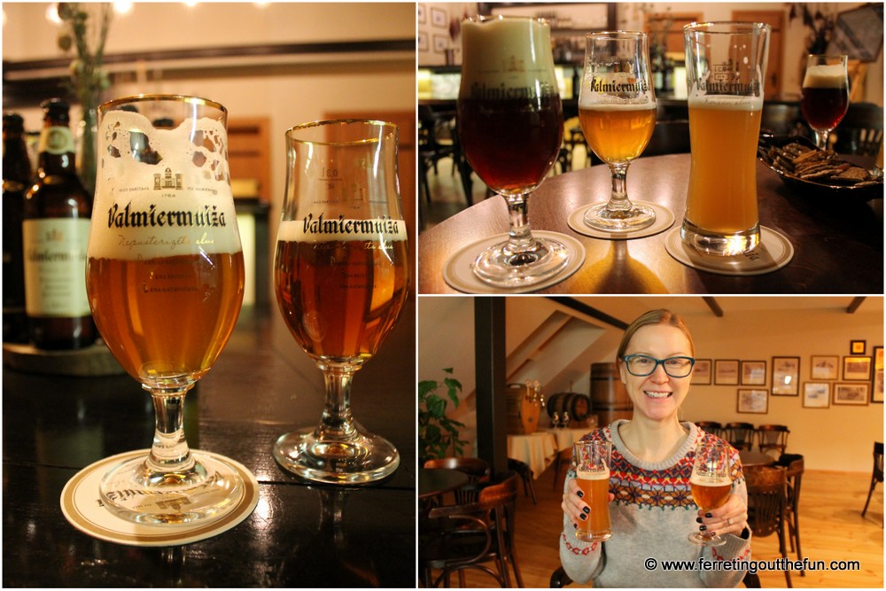 Valmiermuiza beer tasting