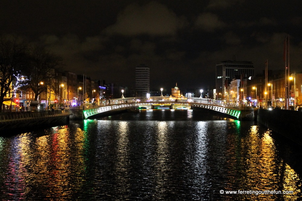 dublin at night