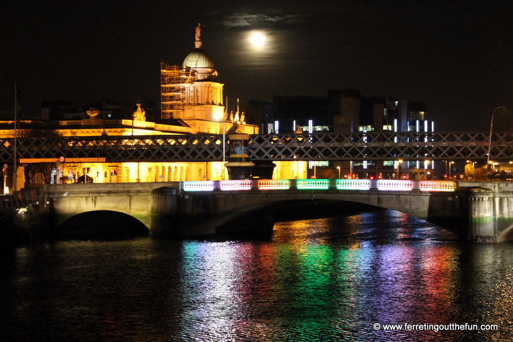 dublin at night