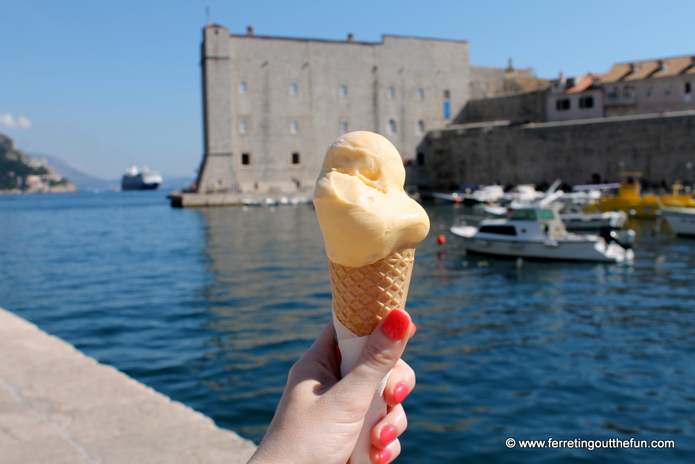 Dubrovnik ice cream