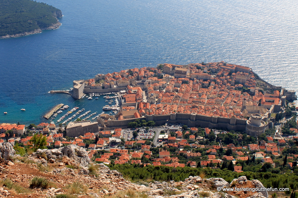 Dubrovnik old town view