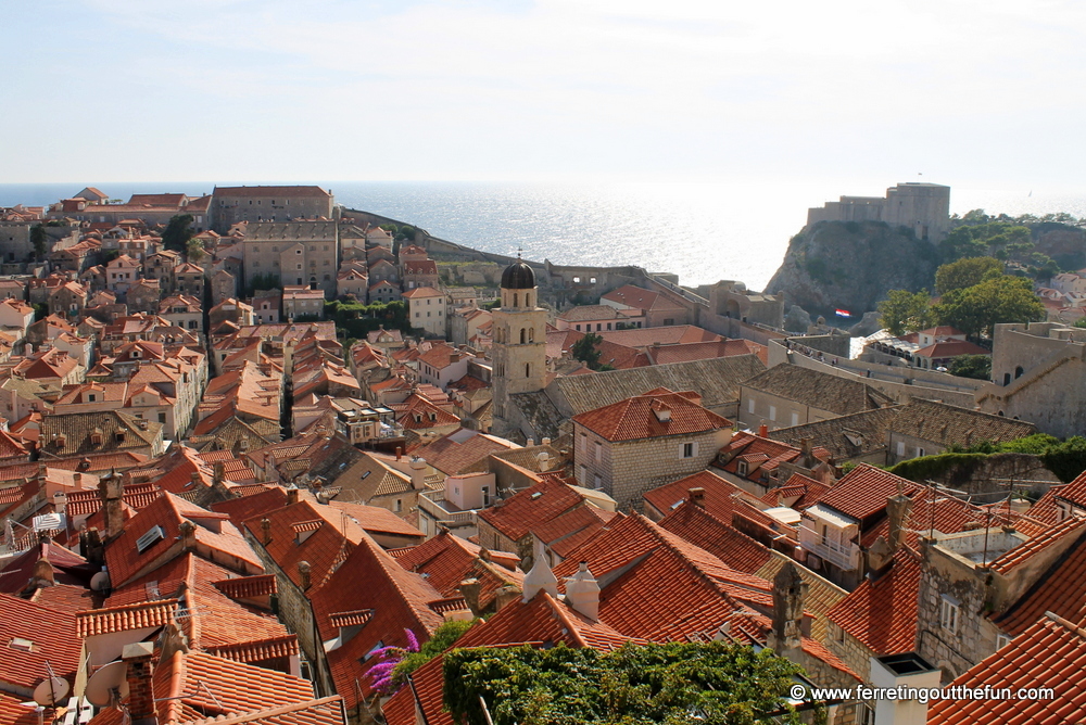 Dubrovnik wall view