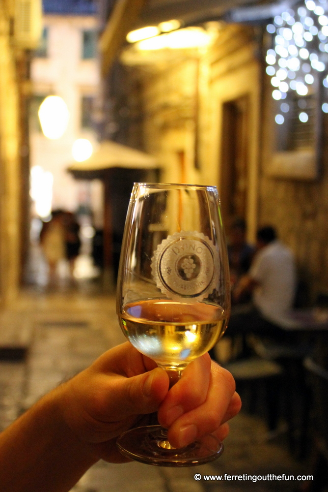 Wine tasting in Dubrovnik, Croatia