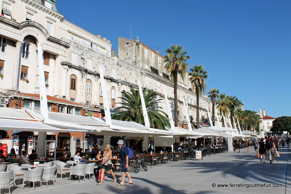 Split Riva promenade