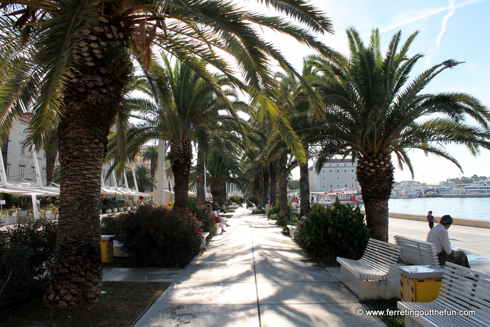 Split Riva promenade
