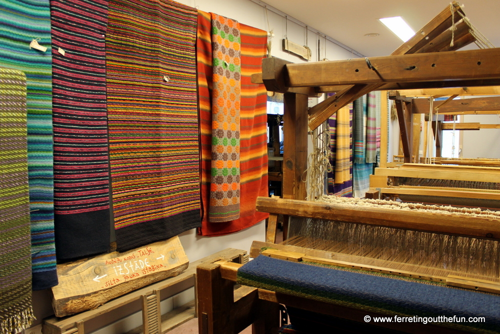 latvian weaving