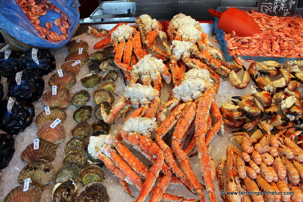 Fresh Seafood in Bergen Norway