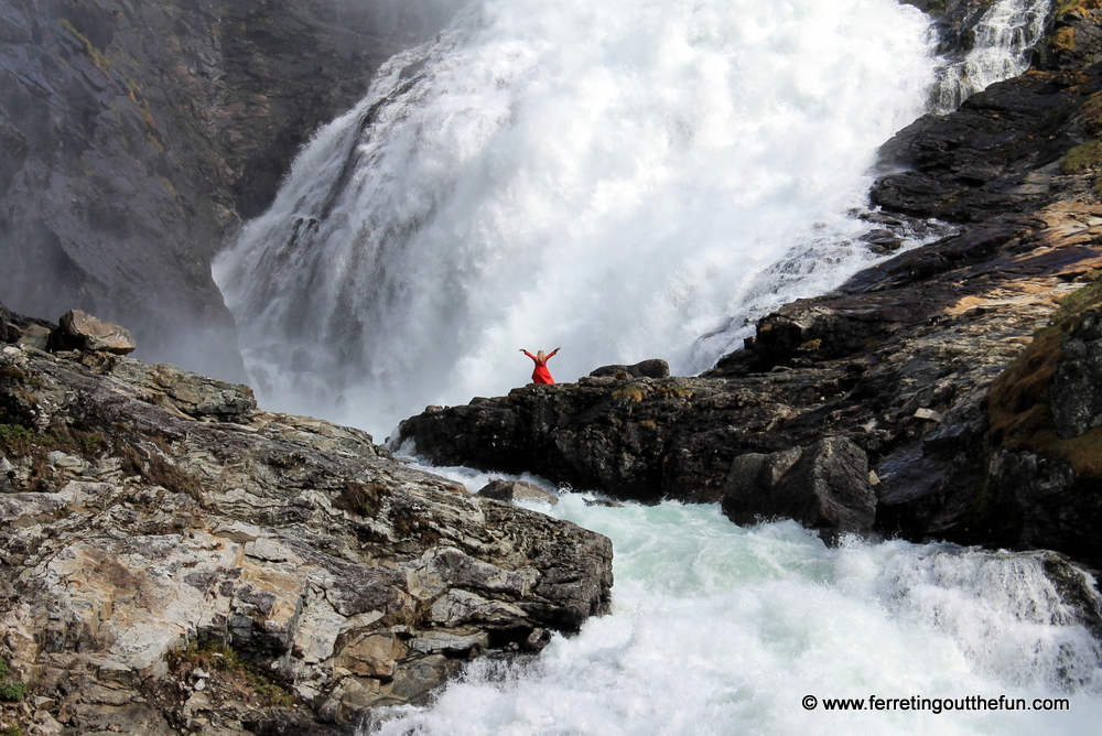 Kjosfossen Waterfall, Norway