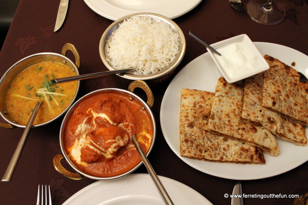 Indian food in Riga