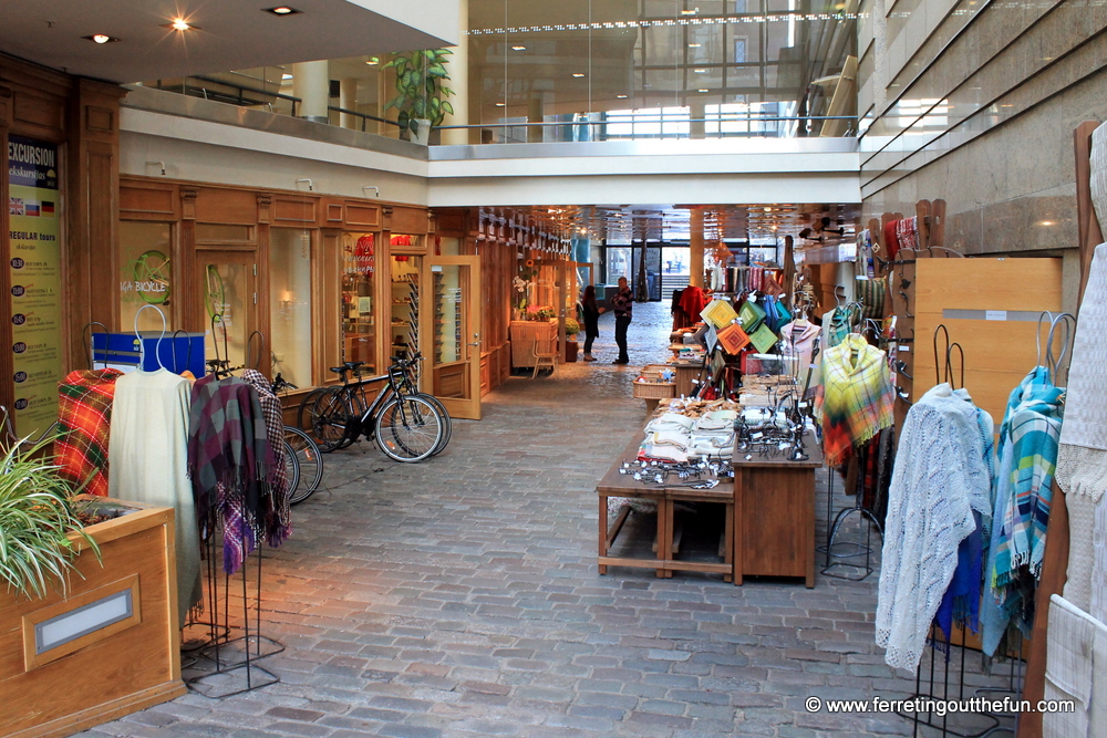 Riga Town Hall Shopping Street