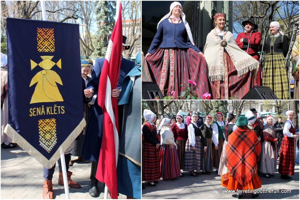 sena klets traditional latvian costumes