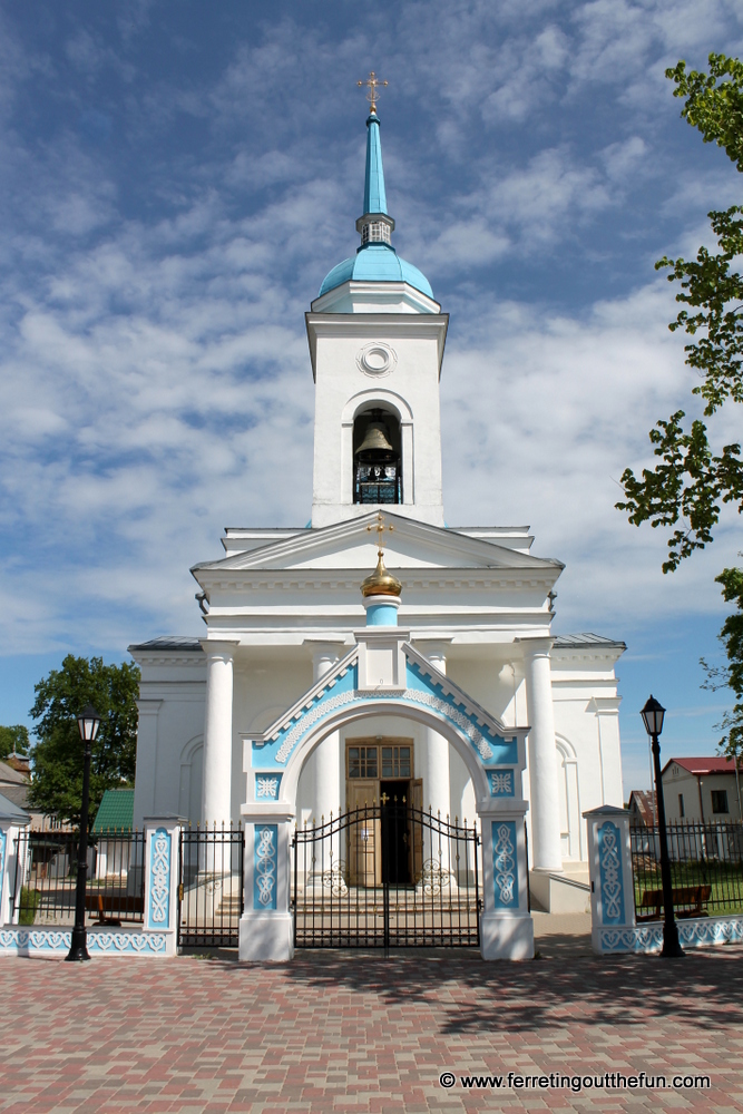 An Orthodox church in Ludza, Latvia
