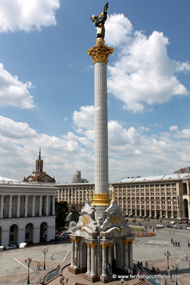 Maidan Square in Kyiv, Ukraine