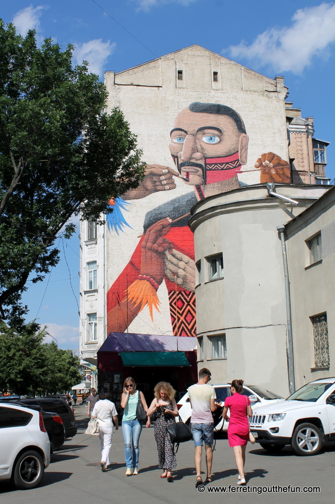 Street art in Kyiv, Ukraine