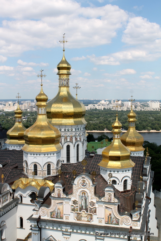 Pechersk Lavra, a UNESCO listed monastery in Kyiv, Ukraine