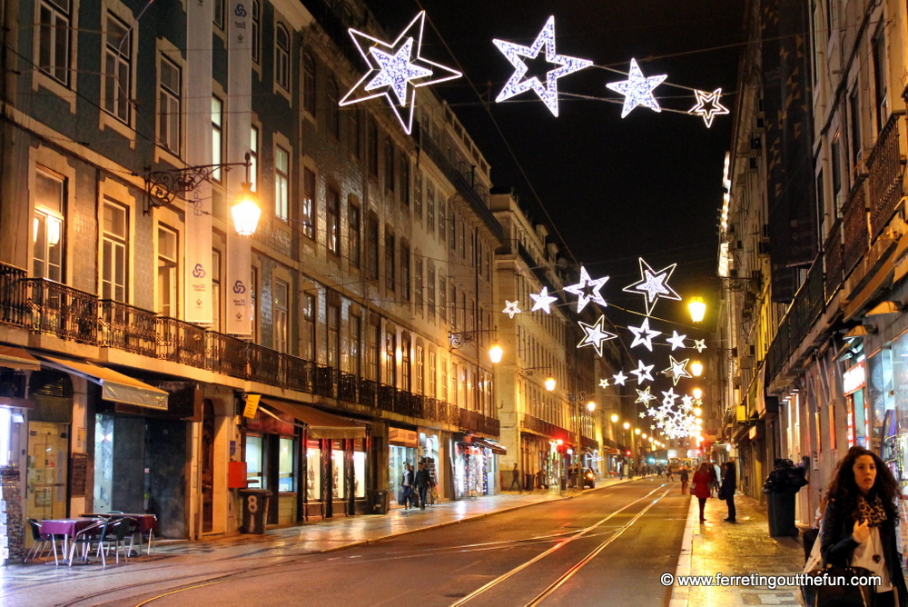 lisbon holiday lights