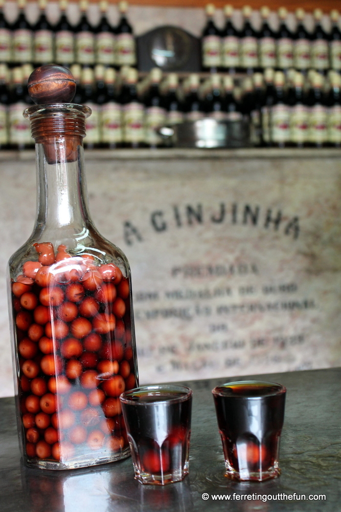 Ginjinha Liquor in Lisbon, Portugal