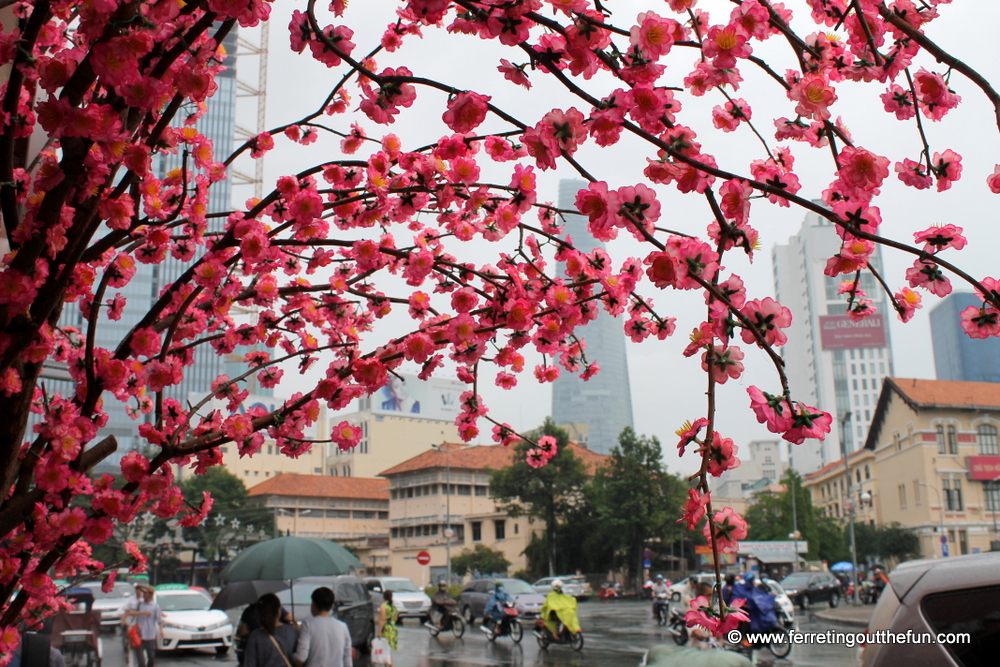 tet decorations saigon