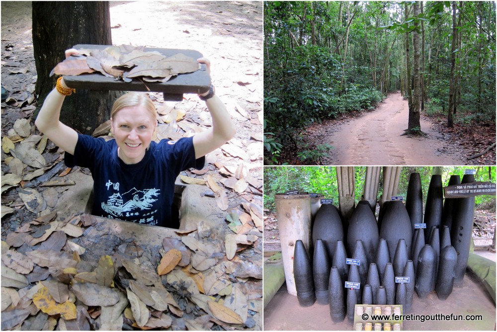 cu chi tunnels vietnam