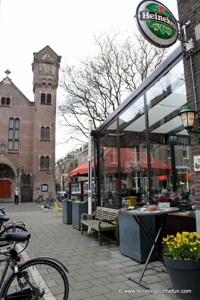 Cafe Loetje, one of the best restaurants in Amsterdam for Dutch food