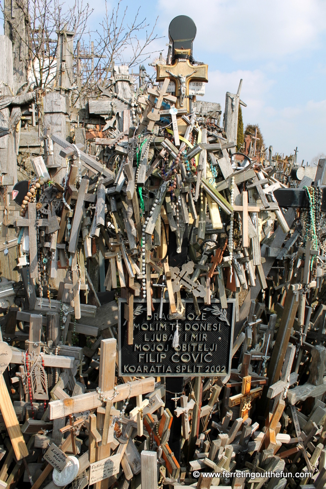 Hill of Crosses in Lithuania