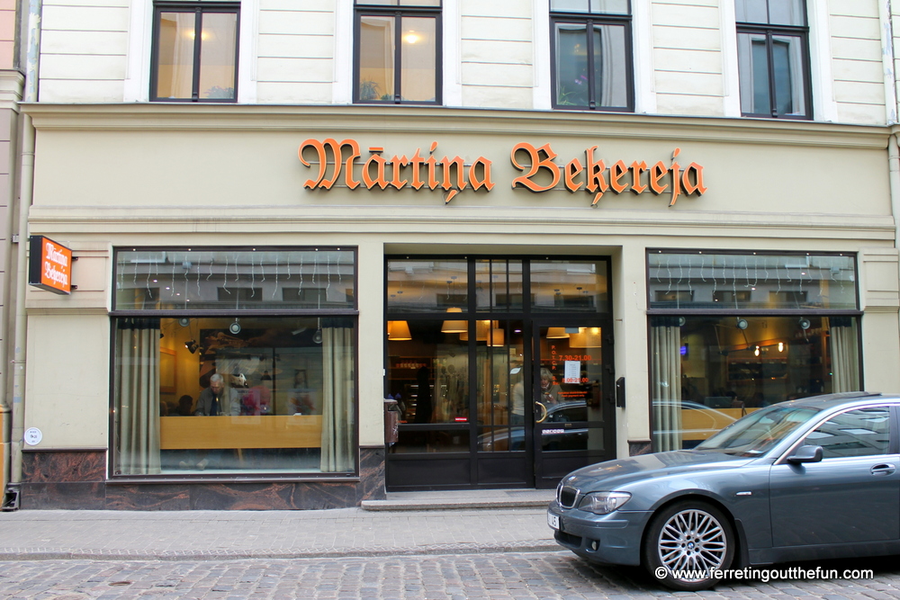 Martins bakery Riga