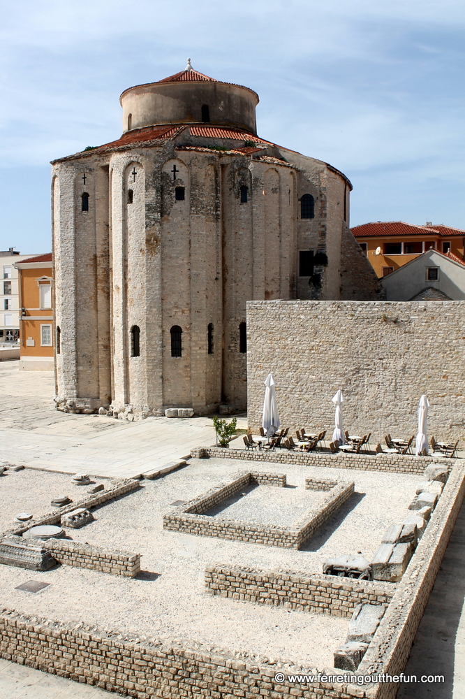 A medieval church in Zadar, Croatia