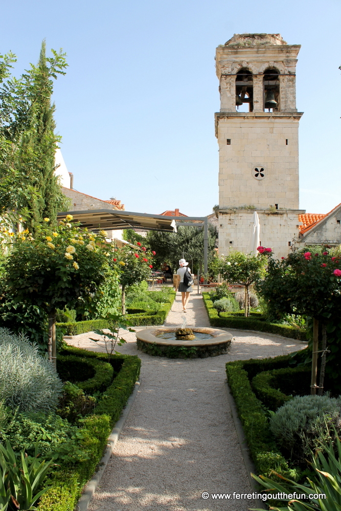 Medieval Monastery Garden of Sibenik, Croatia