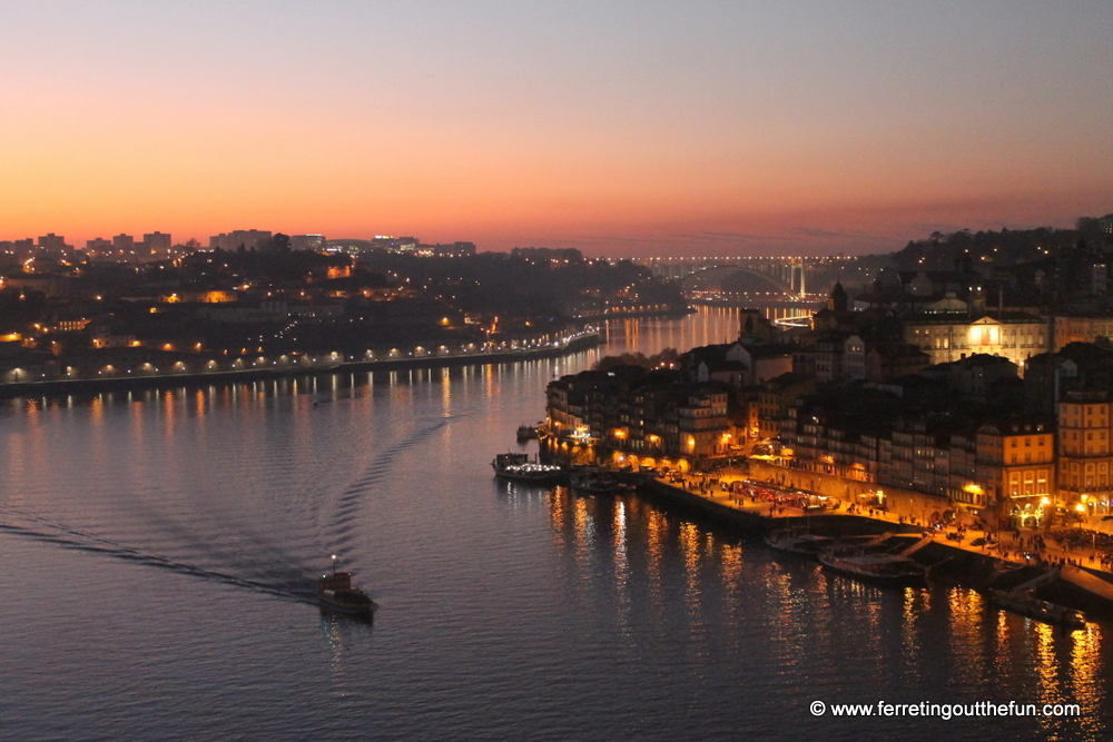 Porto sunset view