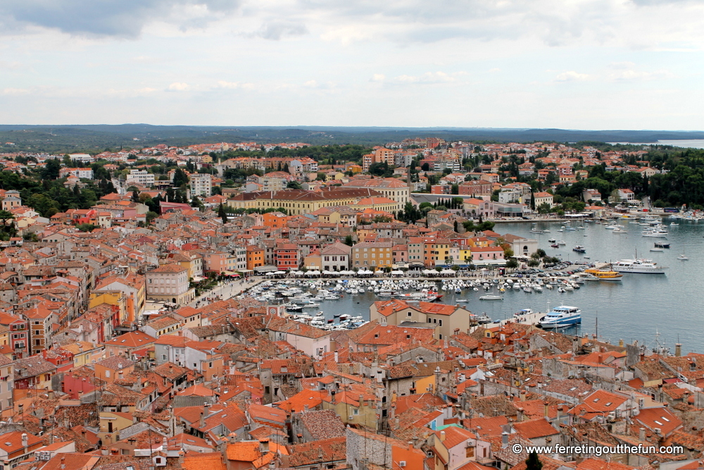 Rovinj Croatia bell tower view