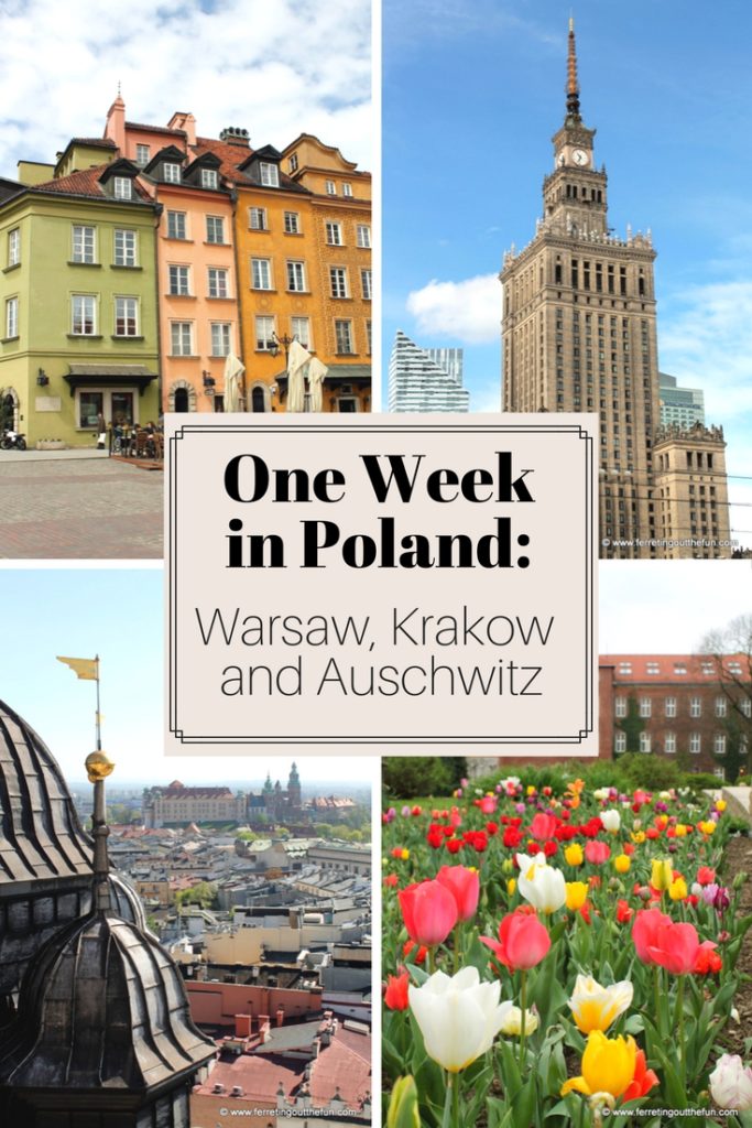 A one week itinerary for #Poland / #Warsaw #Krakow #Auschwitz