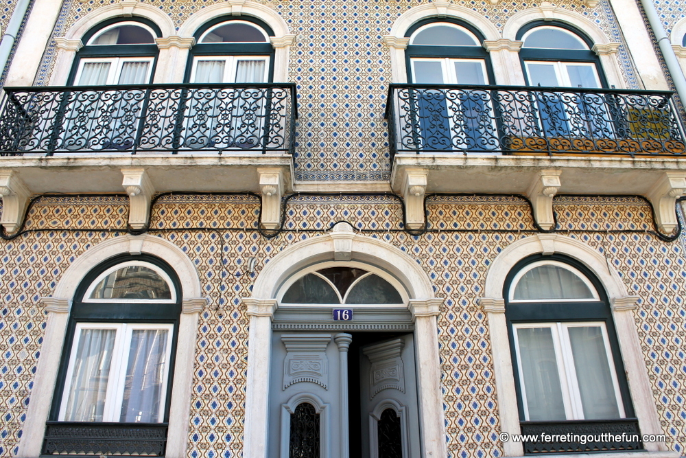 tile building lisbon portugal