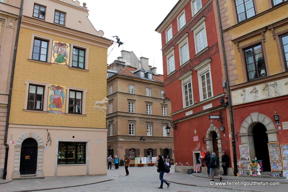 warsaw old town reconstruction