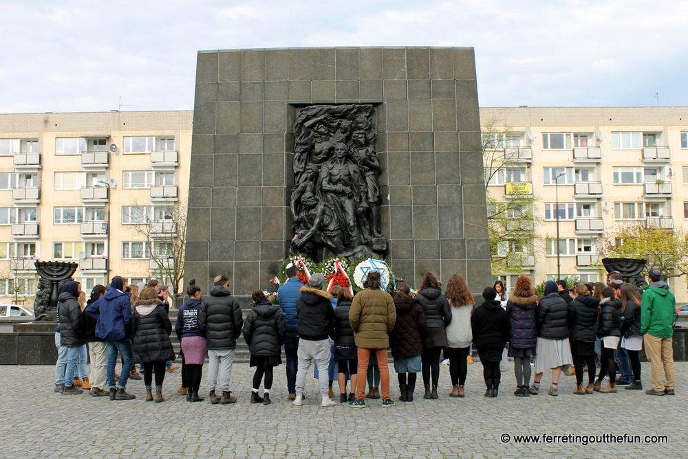 warsaw ghetto uprising monument