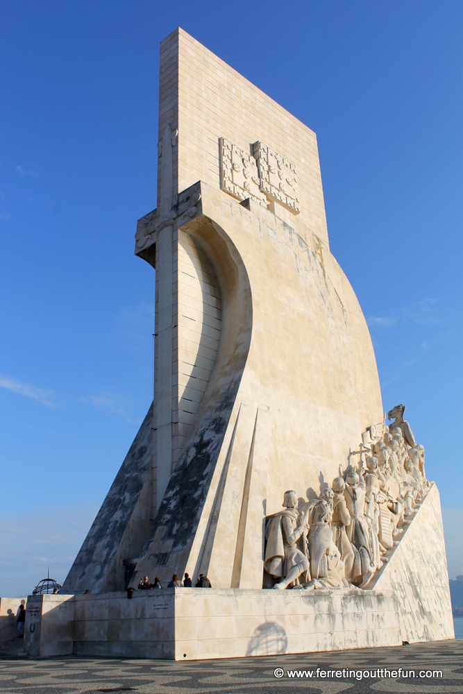 Monument to the Discoveries in Lisbon, Portugal.