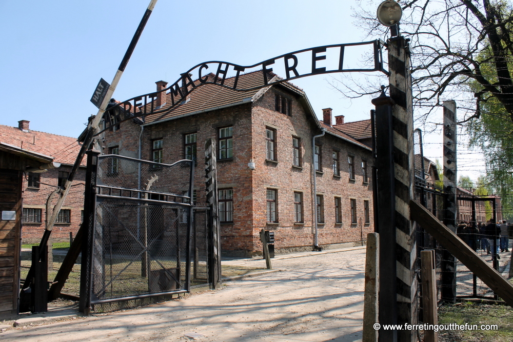 Auschwitz entrance gate