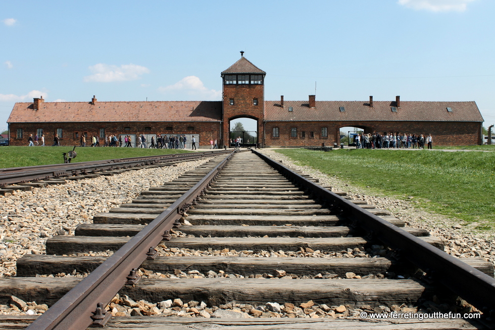 Birkenau train tracks