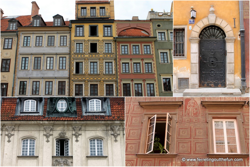 warsaw old town architecture