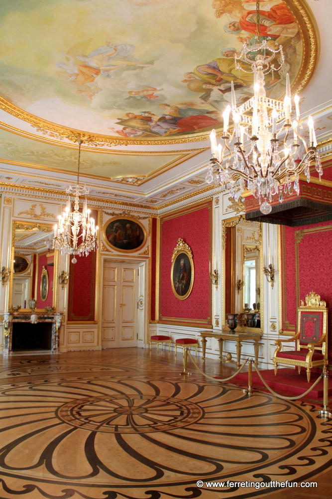 A beautifully restored room inside Warsaw Royal Castle