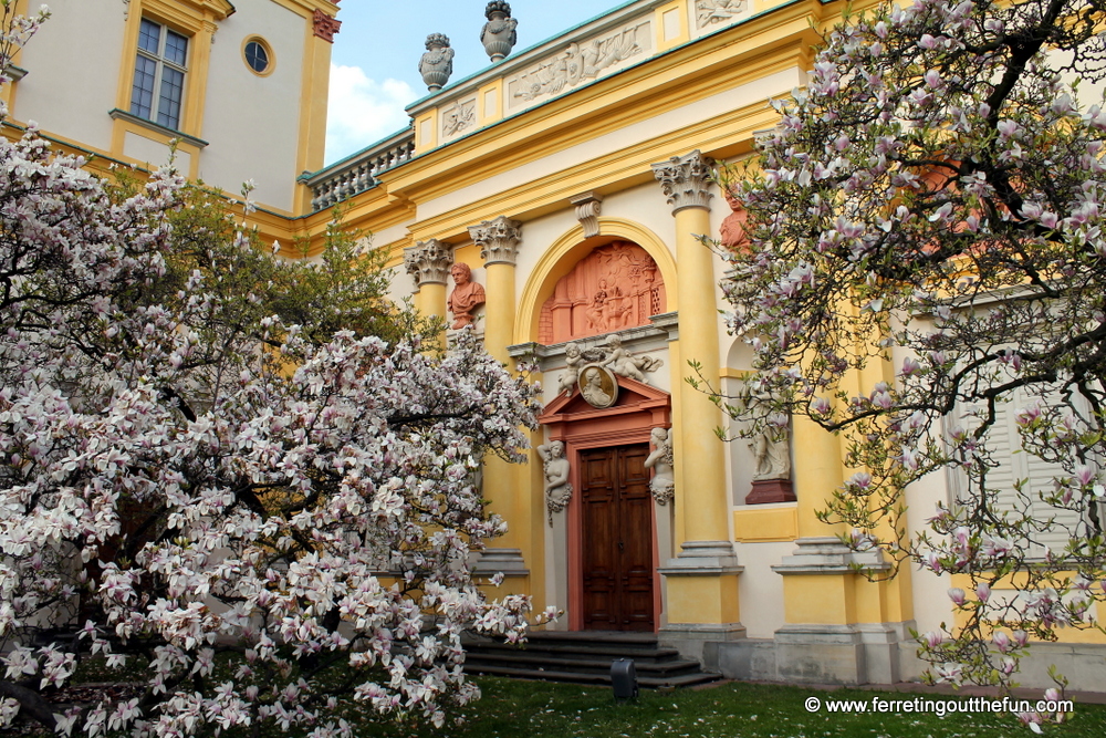 Wilanow Palace garden