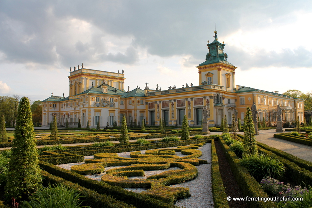 Wilanow Palace garden