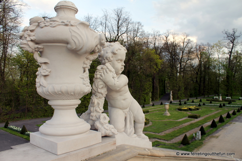 Wilanow Palace garden