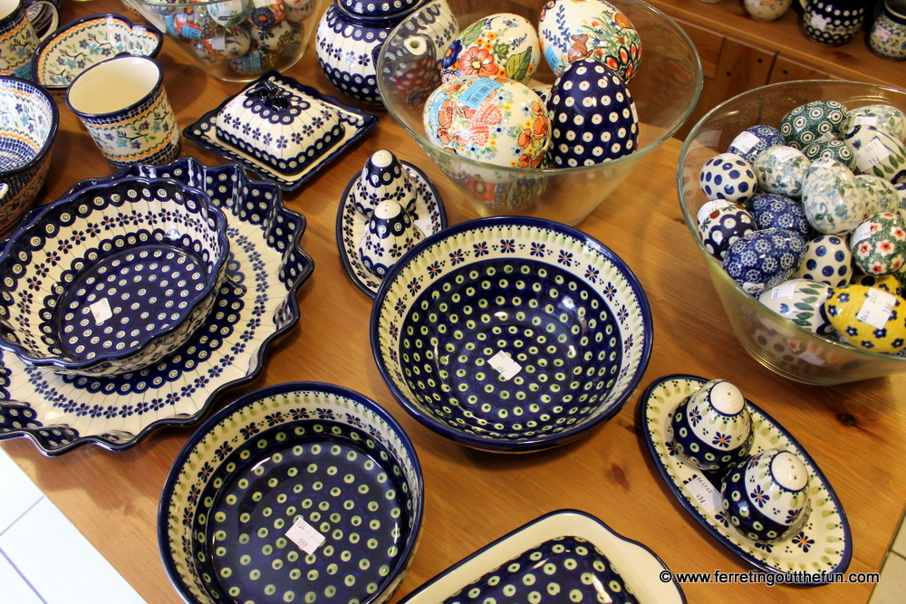 Polish Boleslawiec pottery