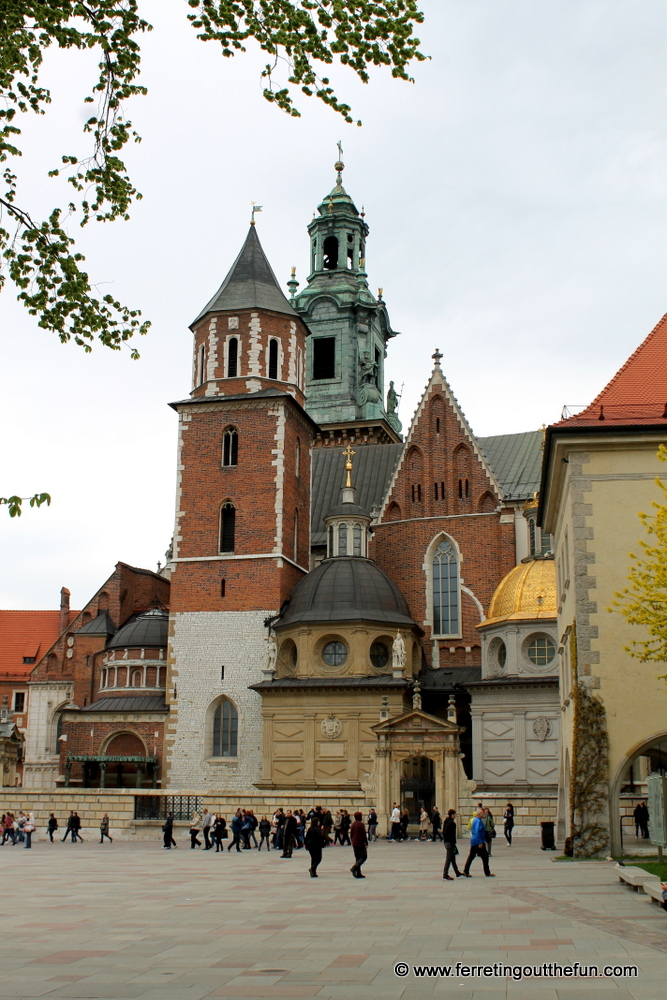 Wawel Castle Cathedral in Krakow, Poland